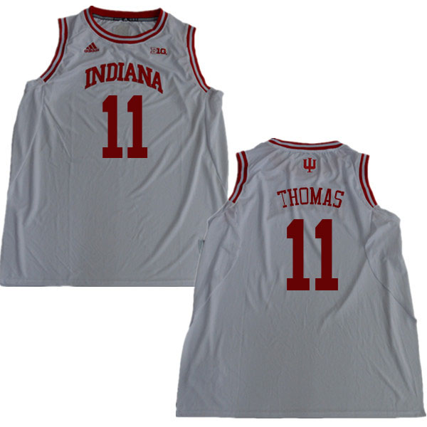 Men #11 Isiah Thomas Indiana Hoosiers College Basketball Jerseys Sale-White